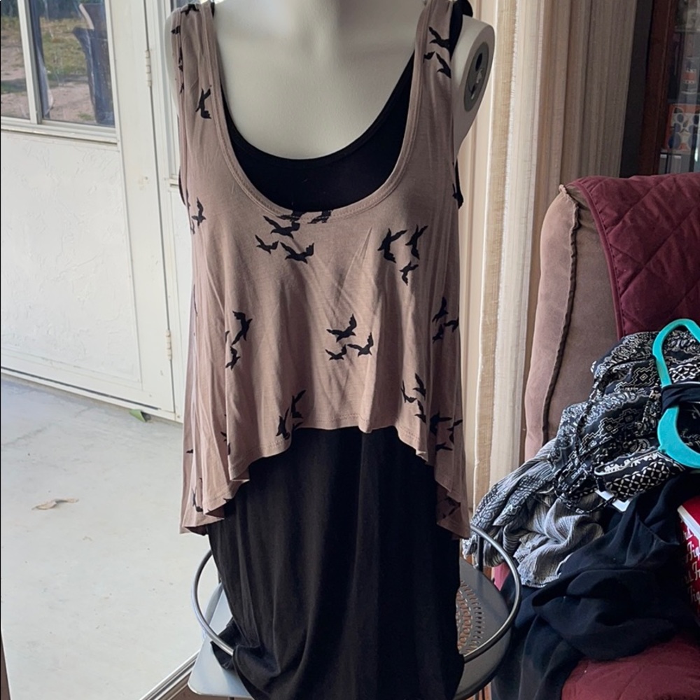 EUC Lush long tank top size L